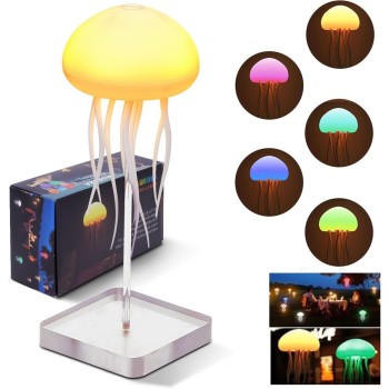  Jellyfish Lamp LED Mood RGB Lamp Plastic